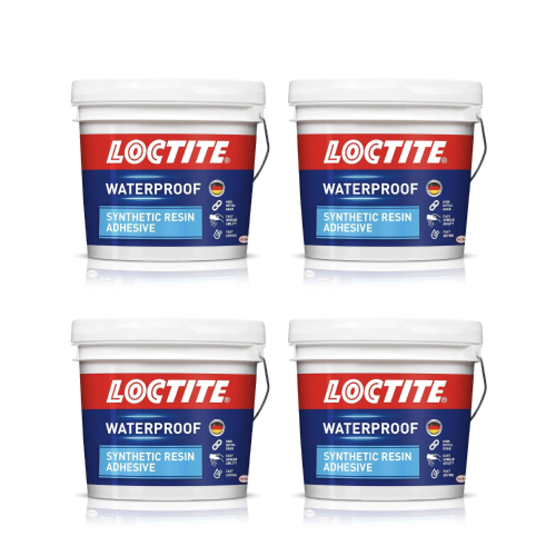 Loctite 5kg Waterproof Synthetic Resin Wood Glue (Pack of 4)