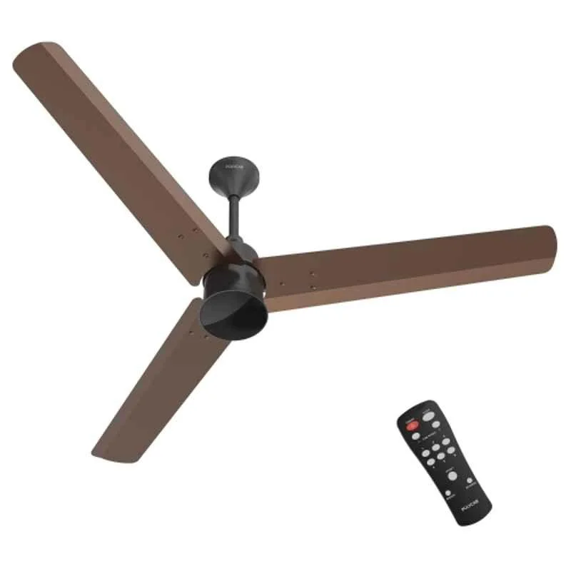 Polycab Silencio Mini 35W 370rpm 5 Star 3 Blade Pearl Brown BLDC Ceiling Fan, Sweep: 1200 mm, FCBLDCES025M