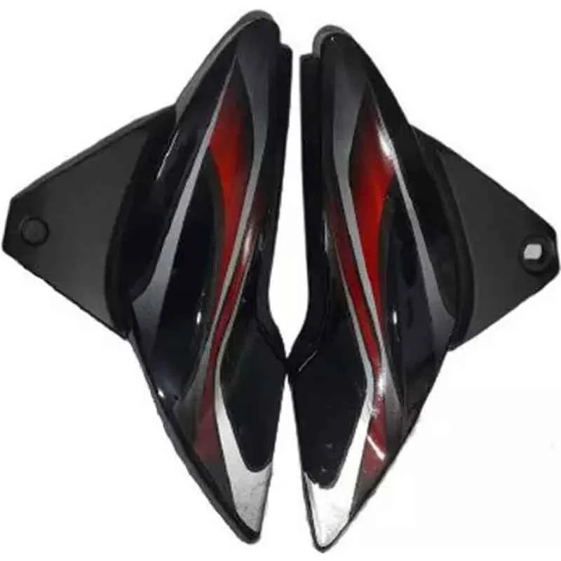 Ultra Side Panel For Discover 100Cc Black Red