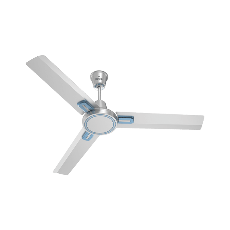 Polycab Ambiance 75W 400rpm Pearl Silver Ceiling Fan, Sweep: 1200 mm