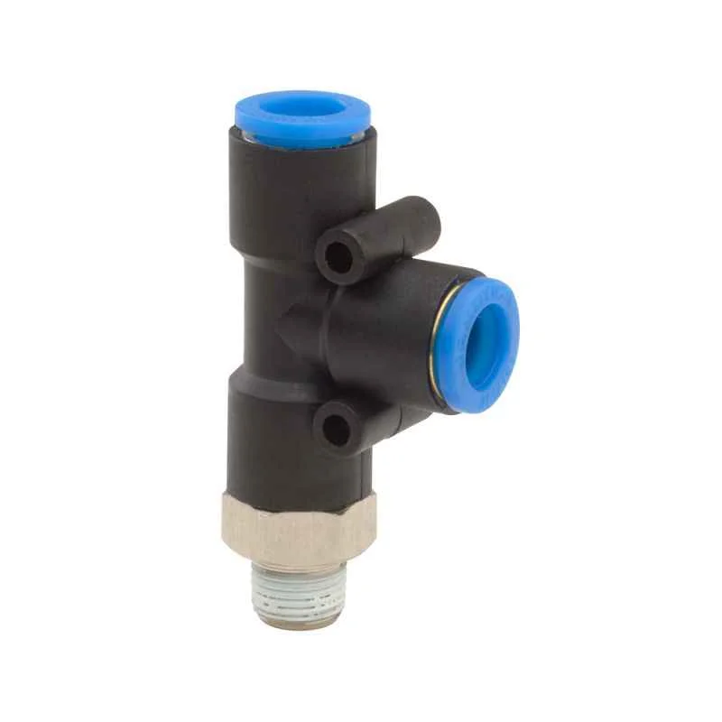 Janatics 8mm 1/4 inch Male Run Tee, WP2330851, Length: 22 mm