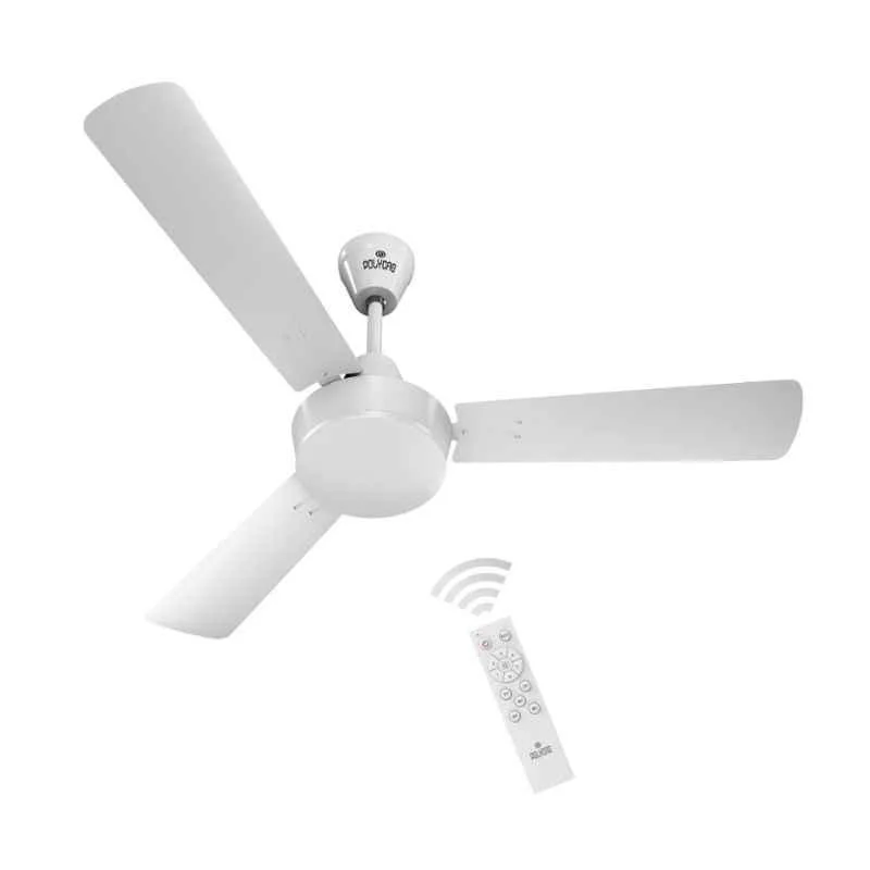 Polycab Fantasy Neo 75W 375rpm White Ceiling Fan, FCESPST012P, Sweep: 1200 mm