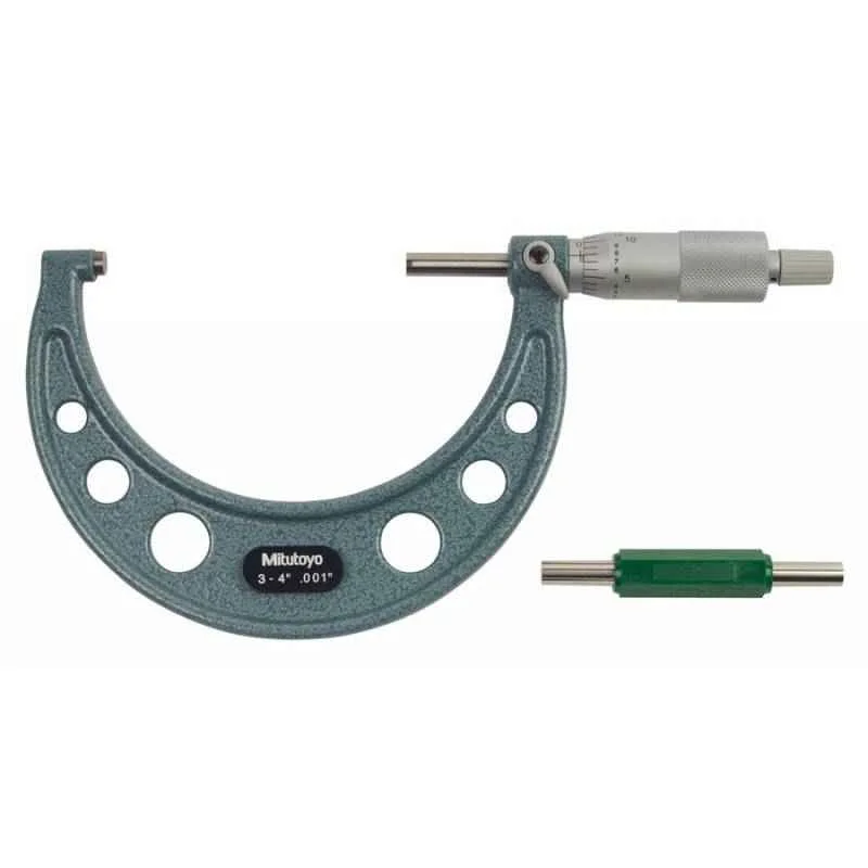 Mitutoyo 3-4 Inch Outside Micrometer, 103-180