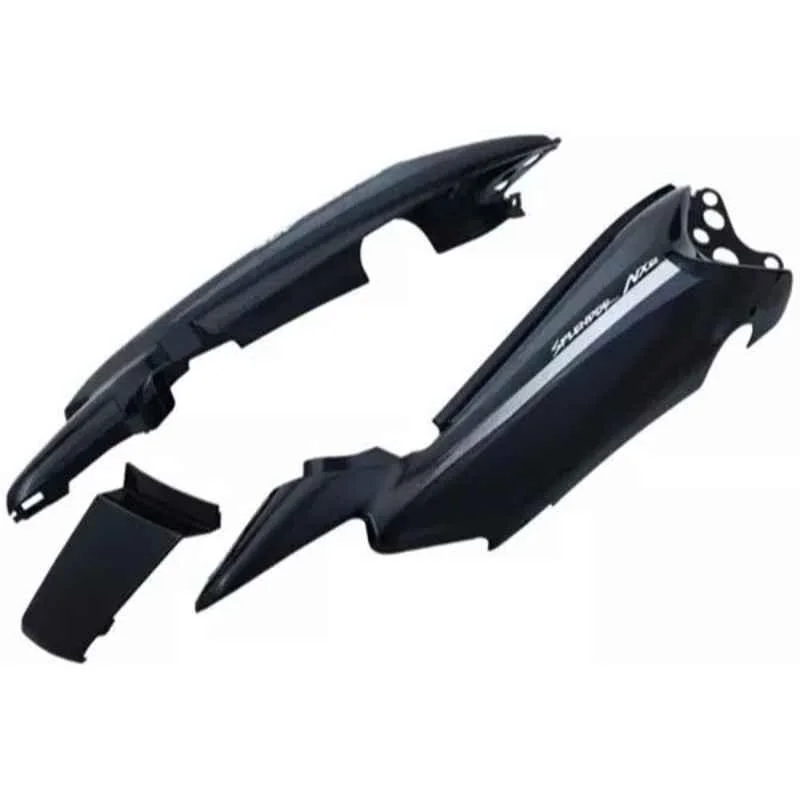 Ultra Tail Panel For Splendor Nxg Old Model Black Silver