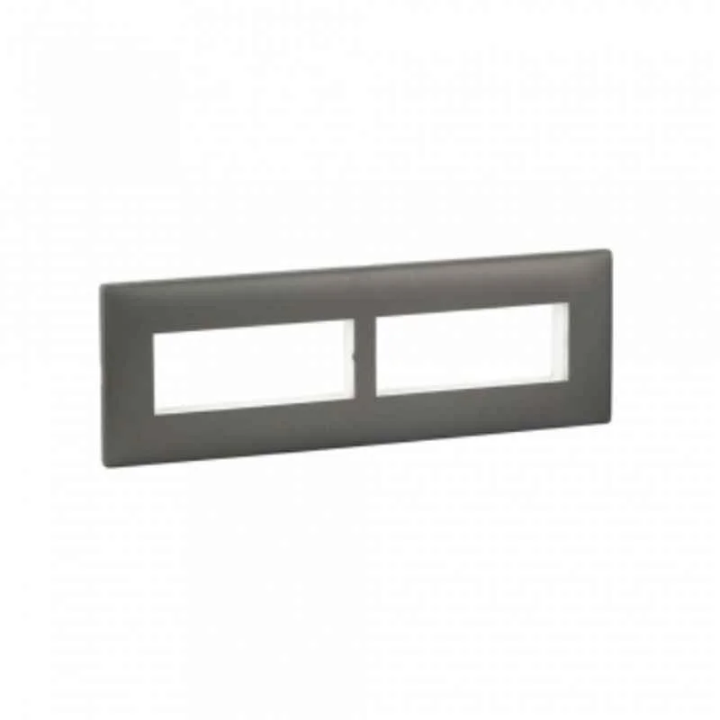 Legrand Mylinc 8 Module Bronze Plate with Frame, 675615