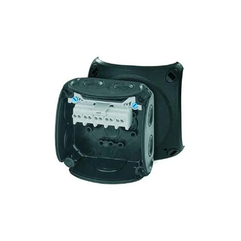 Hensel.75-2.5 Sqmm Cable Junction Box, Dimension: 93x93x62 mm, DK0202B (Pack of 5)