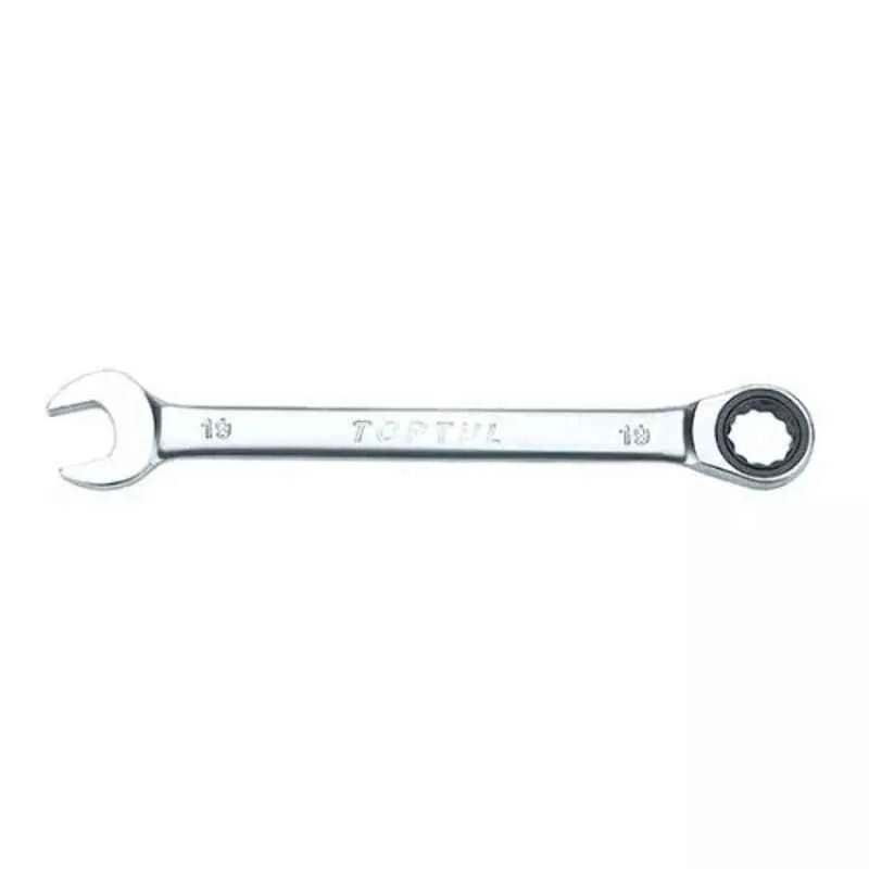 Toptul 8mm Non-Rev Ratchet Combination Wrench, AOAF0808