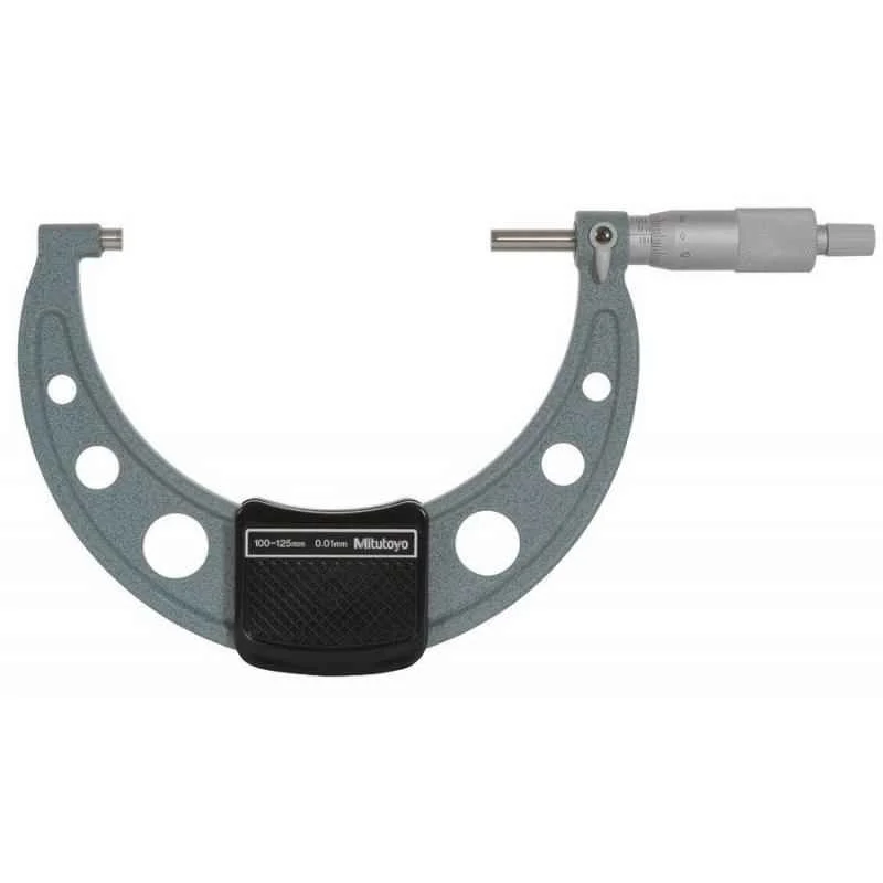 Mitutoyo Outside Micrometer, 103-141, Range: 100-125 mm