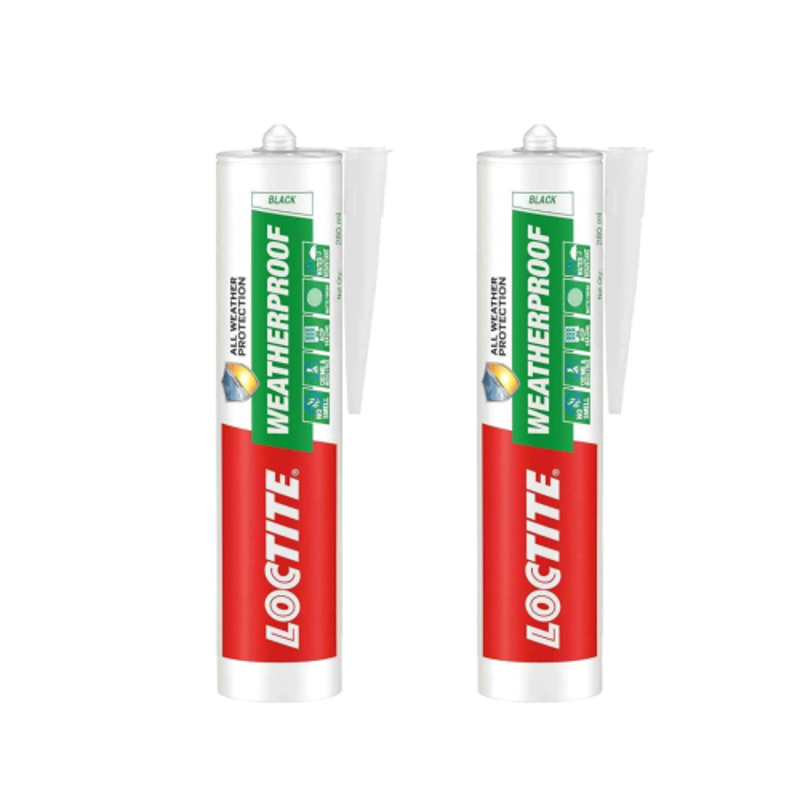 Loctite 280ml Black Weatherproof Sealant (Pack of 2)
