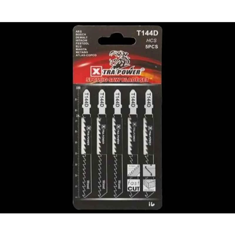 Xtra Power T-144D 5 Pcs Jig Saw Blade Set