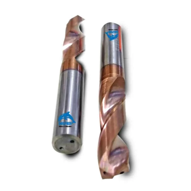 Dolphin 11 mm Solid Carbide 55 HRC Through Coolant Drill