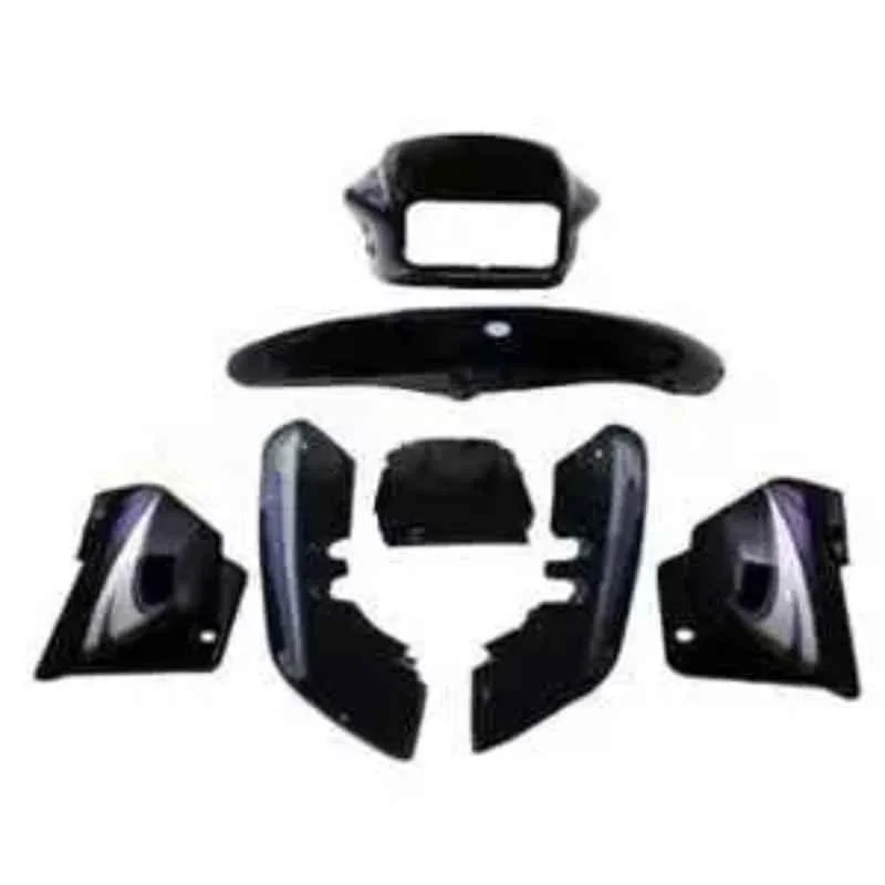 Ultra Black & Purple Sticker Full Body Kit for Hero Splendor Plus U03, ULT-DK51X3