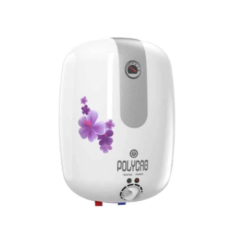 Polycab Elanza Dlx 15 Litre 2kW White Storage Water Heater, HWHSVPB003P
