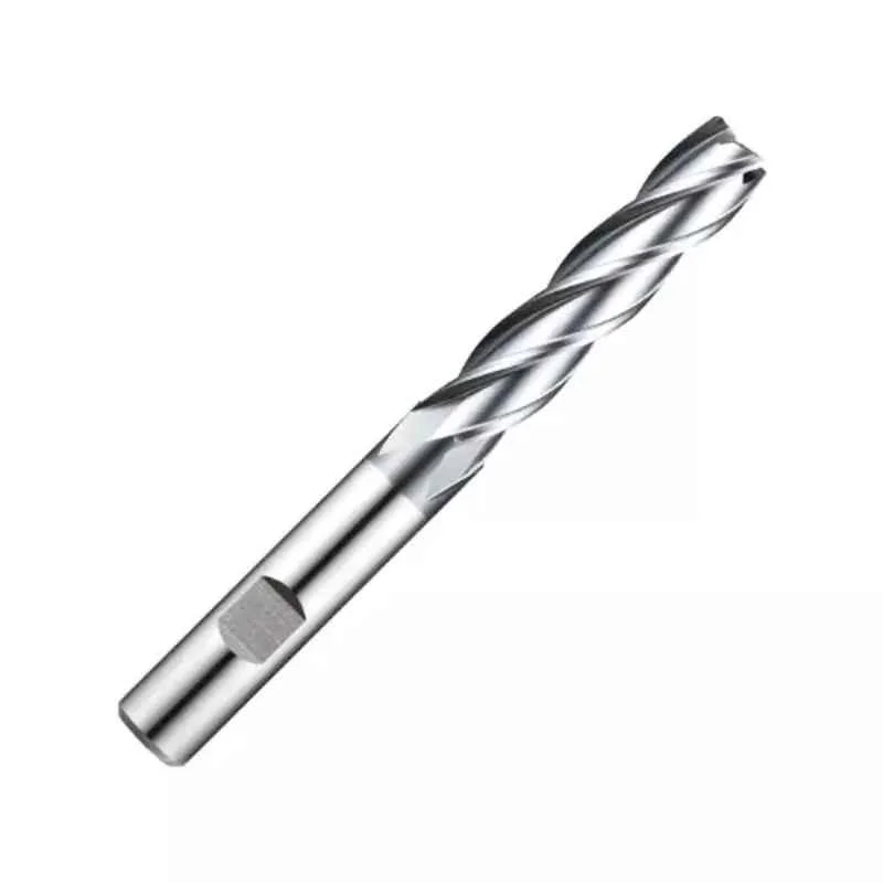 Dolphin 10mm Solid Carbide 4 Flute Long Flat End Mill, Overall Length: 150 mm