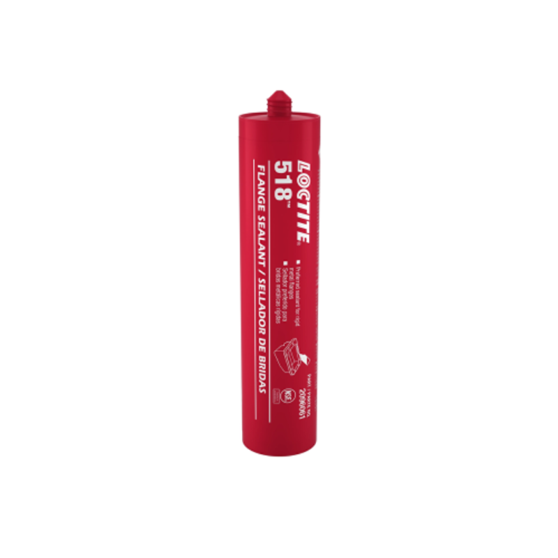 Loctite 518 Gasketing Sealant 250ml, General-Purpose, Semi-Flexible, Seals Rigid Metal Flanges, Form-in-Place Gasket for Pumps & Housings