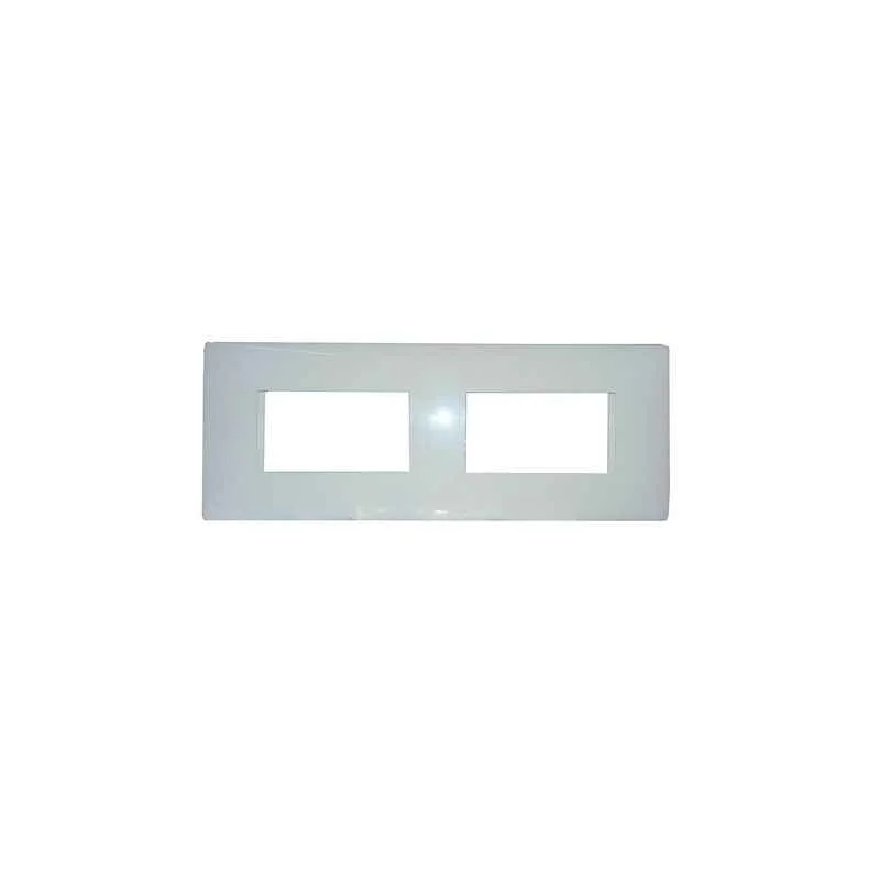 Legrand Mylinc 6 Module White Cover Plate with Support Frame, 6755 66