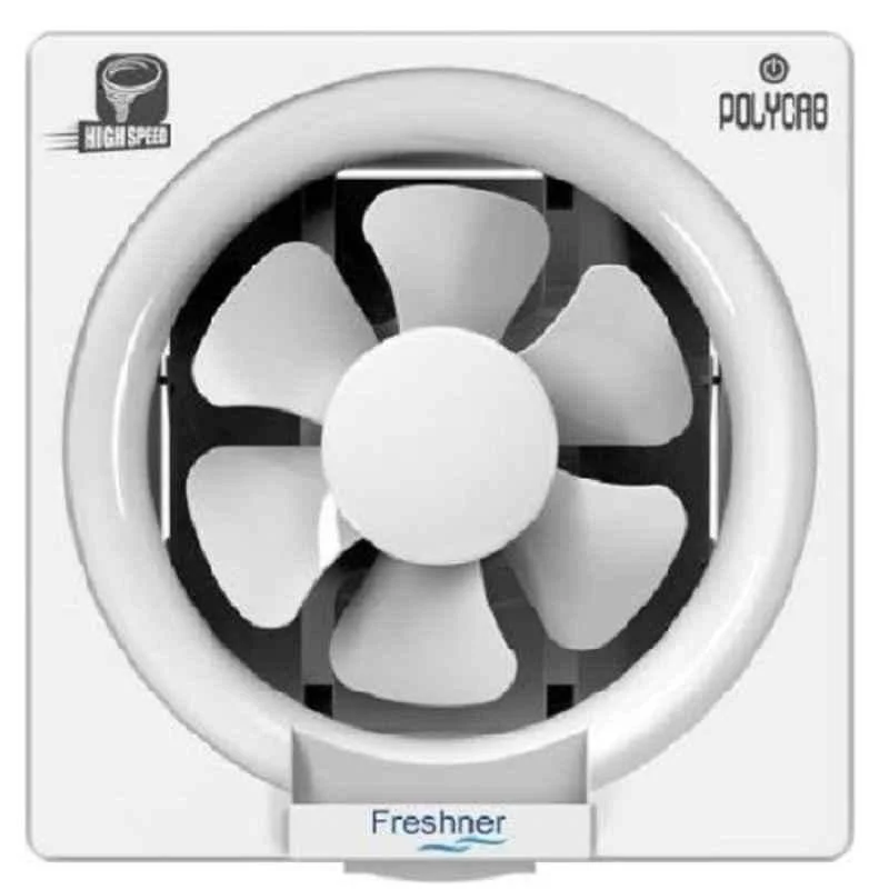 Polycab Freshner 60W White High Speed Exhaust Fan, Sweep: 150 mm
