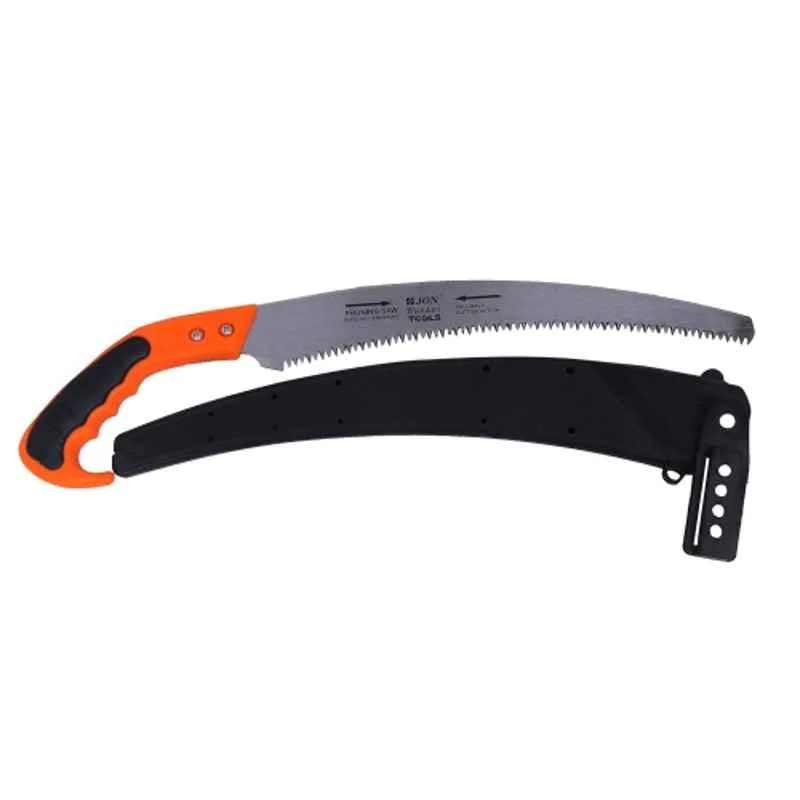 Jon Bhandari 330mm Hand-Powered Pruning Saw with Cover for Gardening, P-001-A_W/Varia