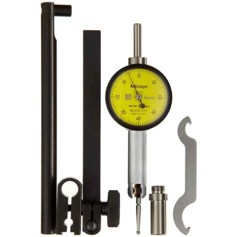 Mitutoyo 513-517T 8mm Horizontal Type Pocket Type Dial Test Indicator Full Set