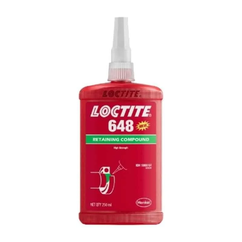 Loctite 648 250ml, Retaining, High Strength, Cylindrical Assemblies, High Temperature Resistant