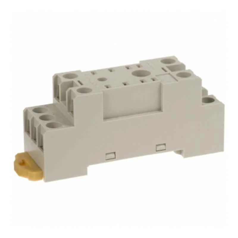 Omron 8 Pin Beige IEC/VDE DIN Rail Relay Socket for MY2N PYF08A-N BY OMZ