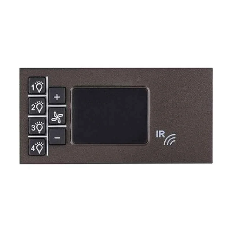 Legrand Myrius 4 Module Charcoal Grey Remote Control Unit, 6794 52