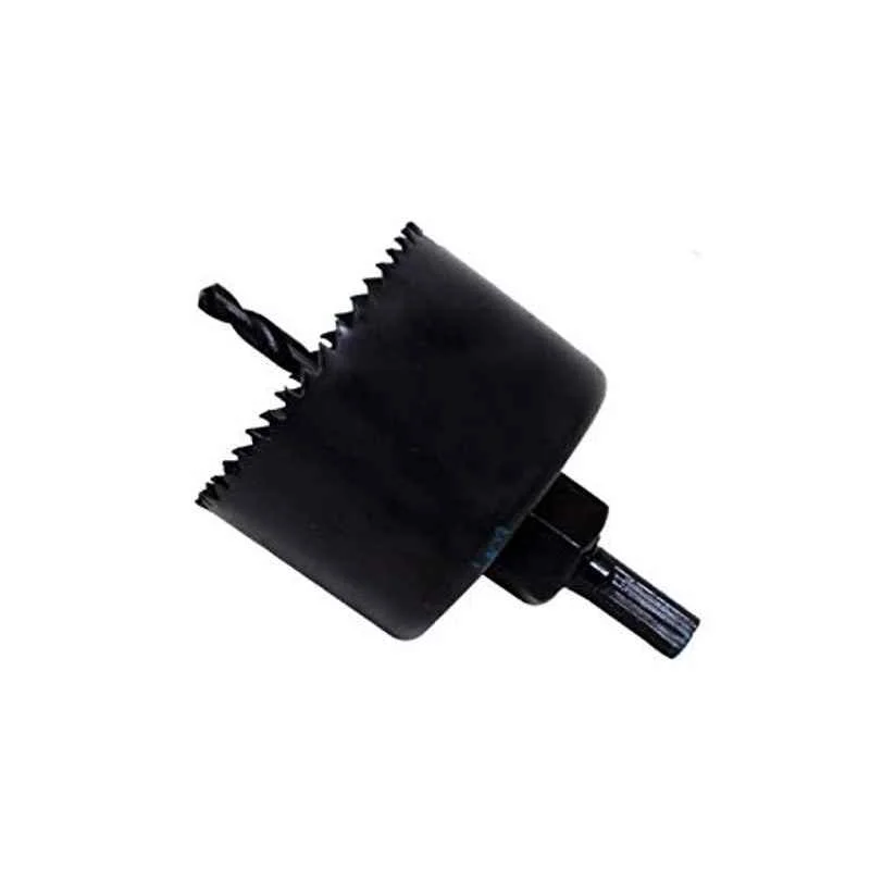 Jon Bhandari 100mm Steel Black Deep Hole Saw for Cutting & Holes on Wood, D-010