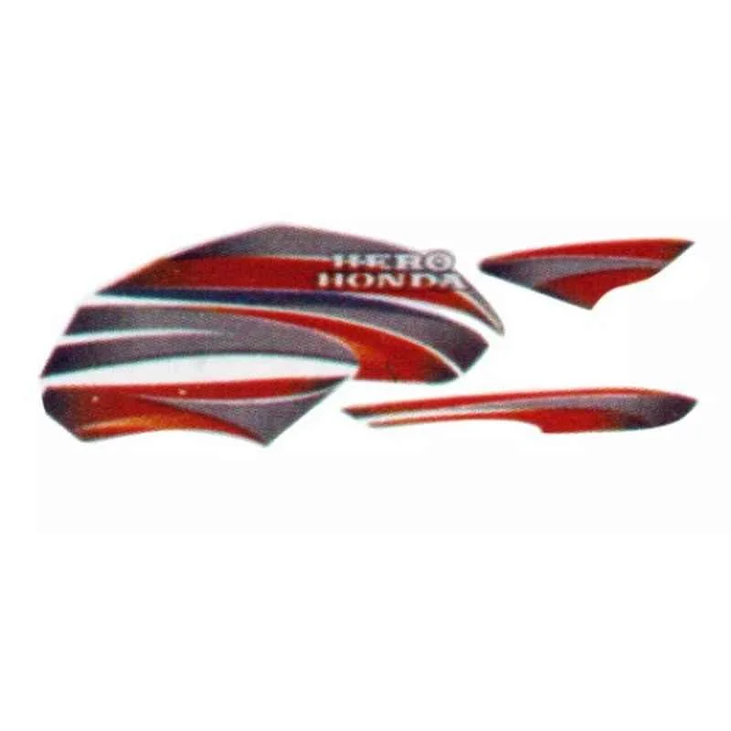 Ultra Sticker & Decal For 聙锟?H. H. Splendor Pro Black/Red