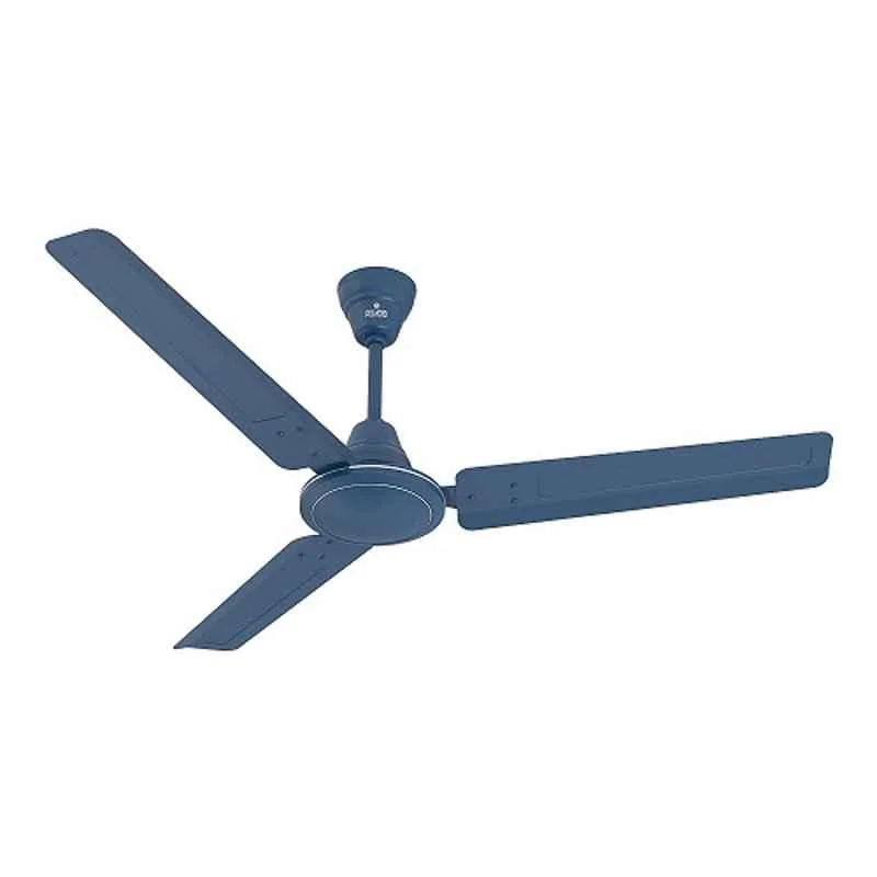 Polycab Nippy 50W Matt Blue High Speed Anti Rust Ceiling Fan, Sweep: 1200 mm