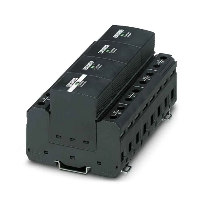Phoenix Contact FLT-BK 350/3+1-FM Type 1+2 Combined Lightning Current & Surge Arrester, 2906389