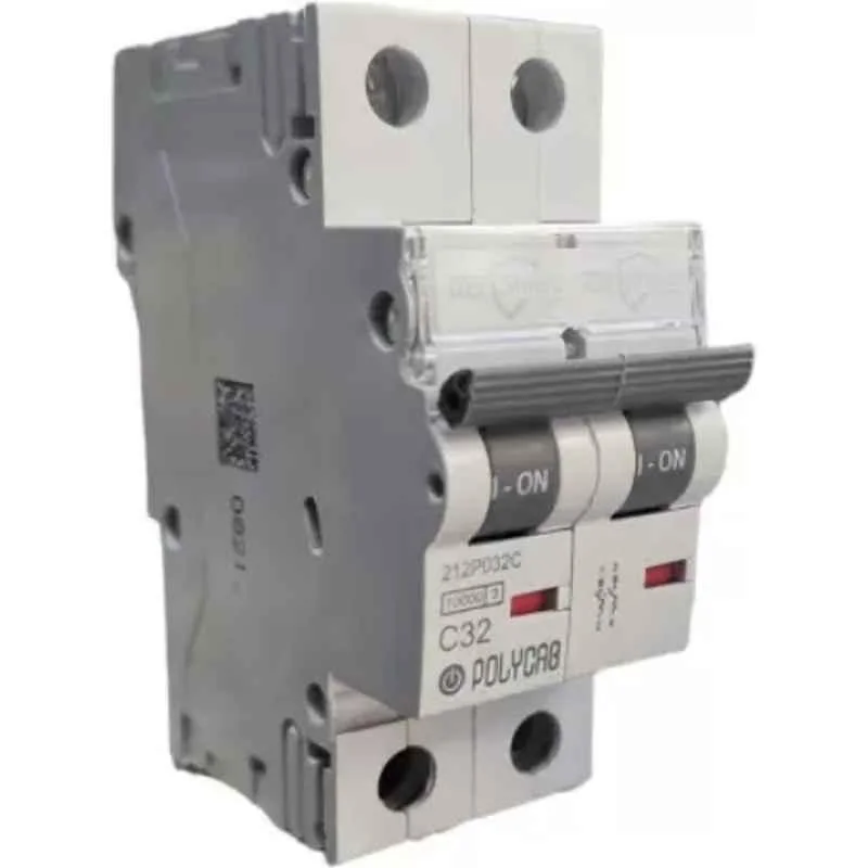 Polycab Polyshield 32A C Curve Double Pole MCB, GMM202P006