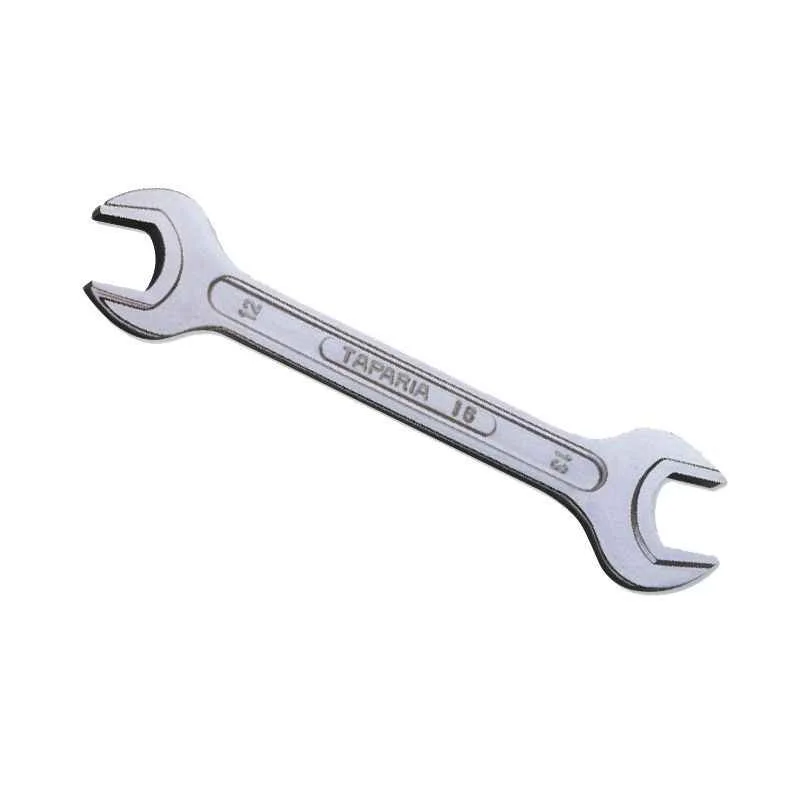 Taparia 36x41mm Ribbed Chrome Plated Double Open End Spanner, DER