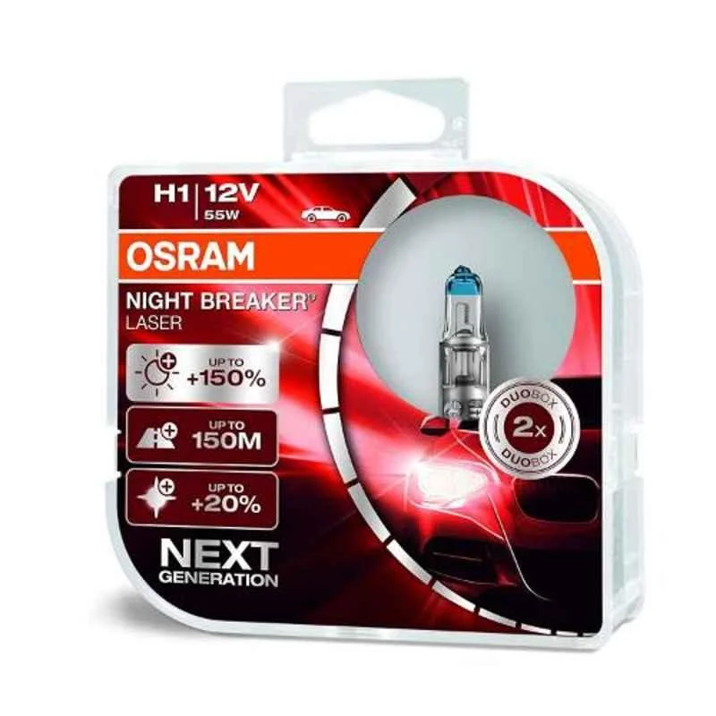 Osram 2 Pcs 11.3x10.8x4.9cm Car Lighting Head Light Bulb Set