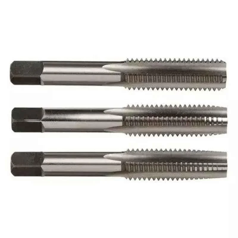 Addison 3Pcs 1.3/8 inch Class 2 TOL HSS UNC Ground Thread Hand Tap Set