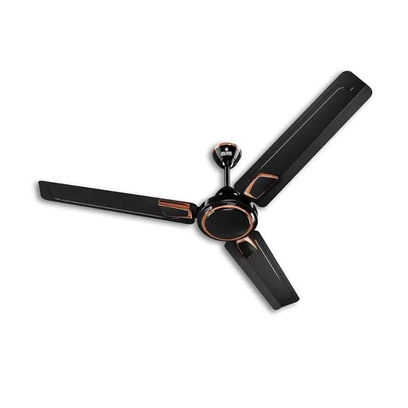 Polycab Zoomer DLX 50W Smoke Brown 1 Star High Speed Energy Saving 3 Blade Ceiling Fan, Sweep: 1200 mm