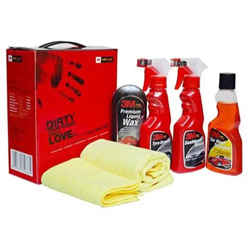 3M Multicolor Cleaning Kit for Car