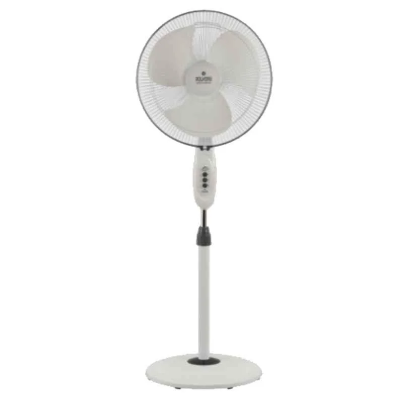 Polycab Thunderstorm 125W White Pedestal Fan, FPEHSST013P, Sweep: 400 mm