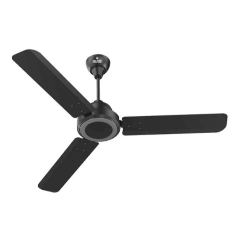 Polycab Stunner 75W 400rpm Matt Black Premium Ceiling Fan, FCEPRST195M, Sweep: 1200 mm