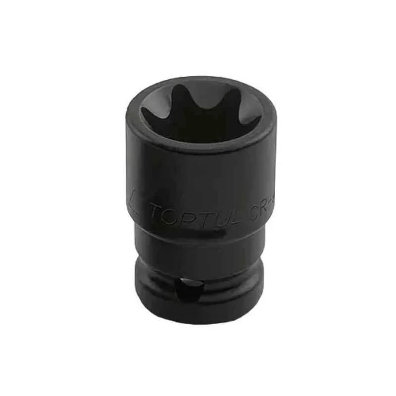 Topul 1/2 inch E24 40mm Square Drive Star Impact Socket, KABK1624 (Pack of 15)