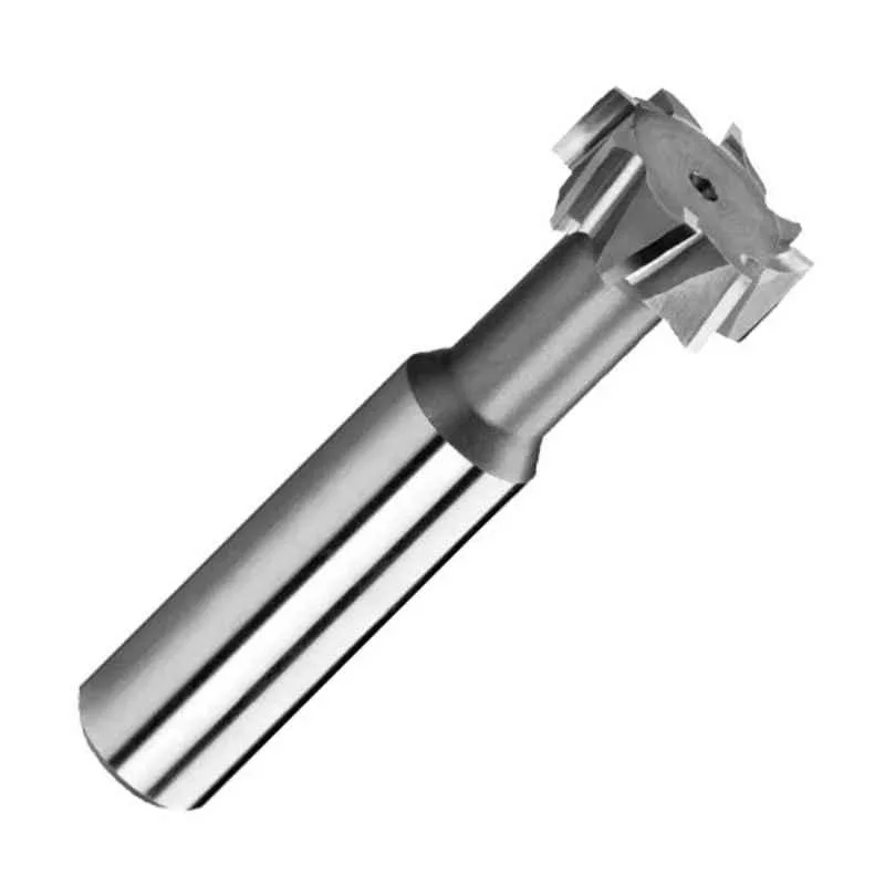 Addison 1/4 inch Type-N HSS T-Slot Cutter with RH Cutter Tool, Overall Length: 37/64 inch