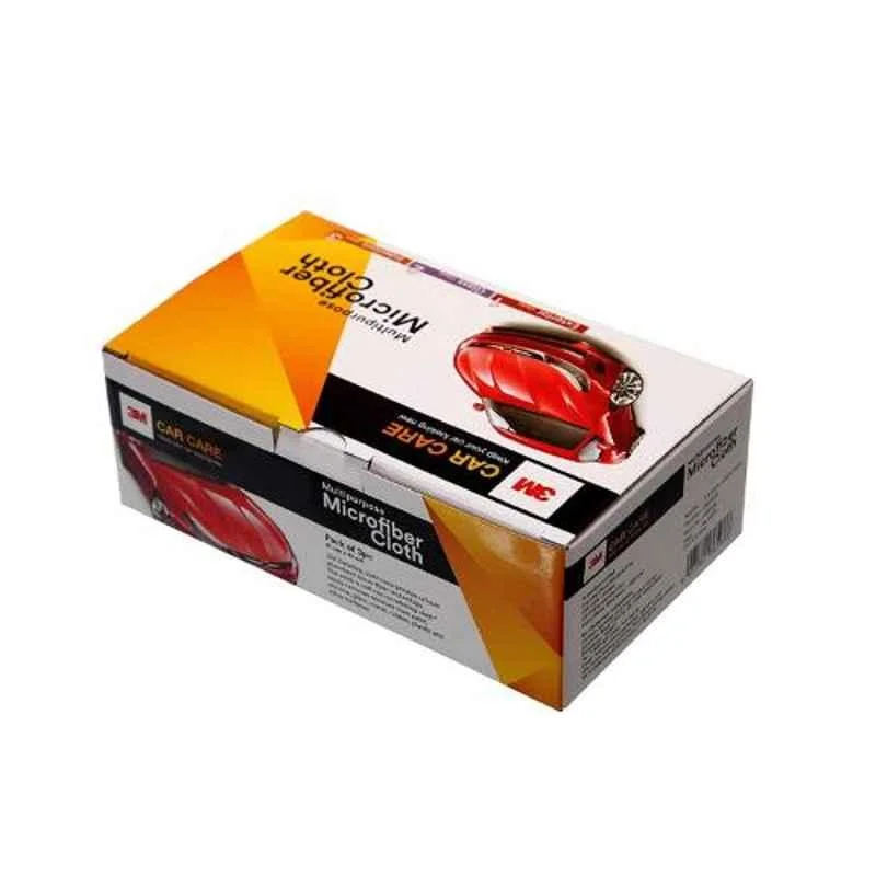 3M 19x10x8cm Large Red Cleaning Microfiber Cloth for Car