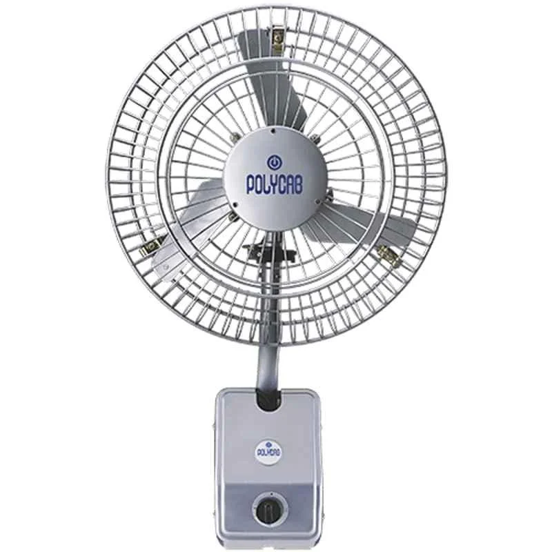 Polycab 250W Silver & Grey Air Circulator Wall Fan, Sweep: 750 mm