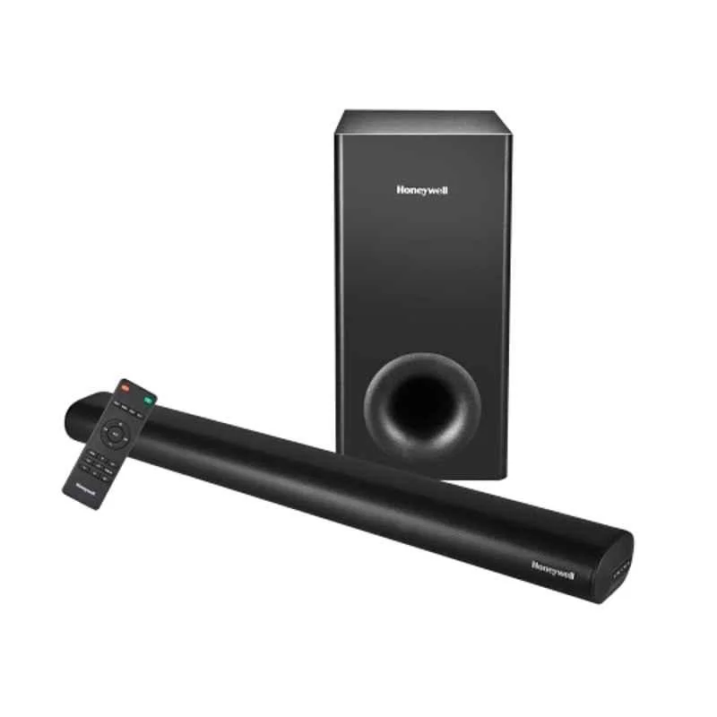Honeywell Trueno U3000 200W 4x57mm Black Bluetooth, USB & Aux Soundbar with Subwoofer & LED Display, HC000259/AUD/SB/U3000/BLK