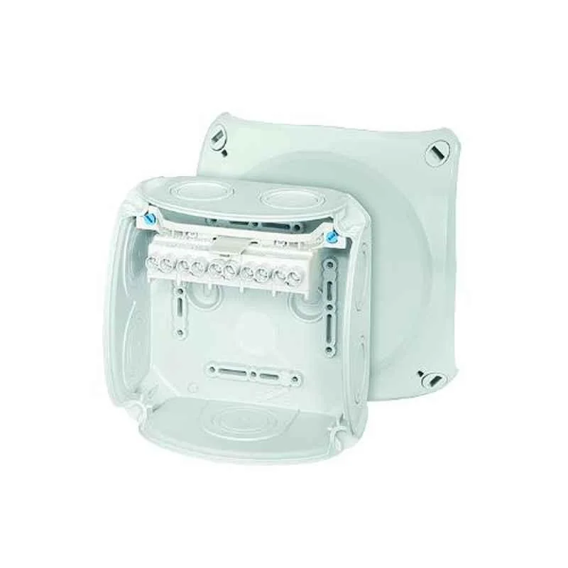 Hensel 2.5-6 Sqmm Cable Junction Box, Dimension: 130x130x77 mm, DK0606G (Pack of 5)