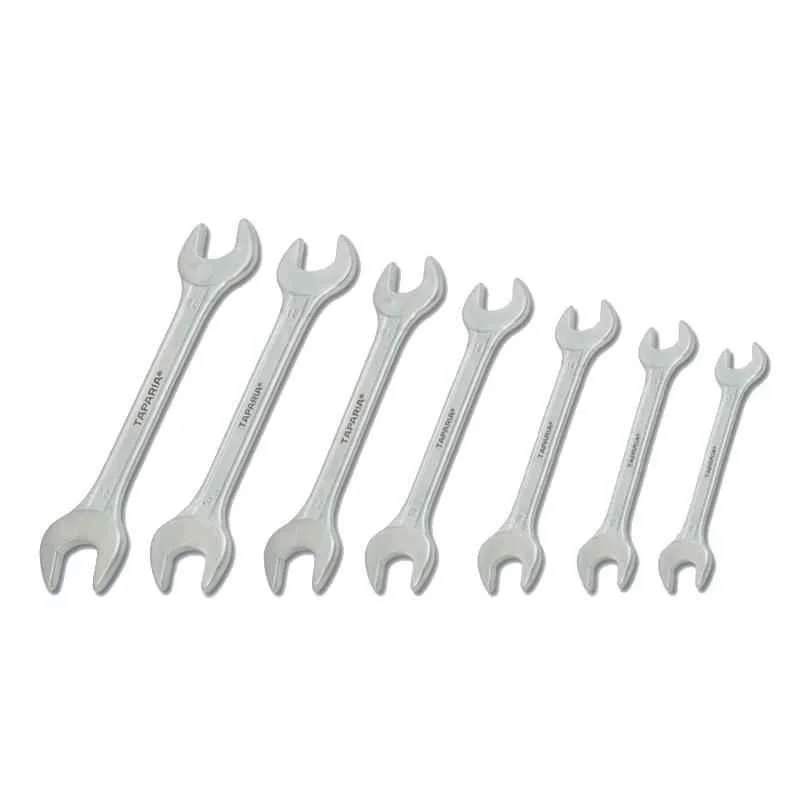 Taparia 10 Pcs Chrome Plated Double Open End Spanners Set, DEP 10