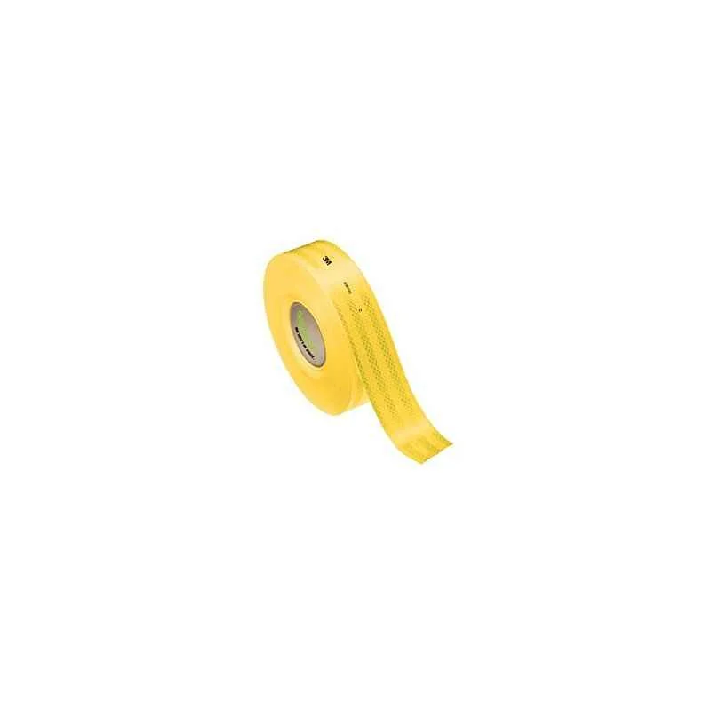 3M 2 Inch Yellow Reflective Tape, Length: 10 ft
