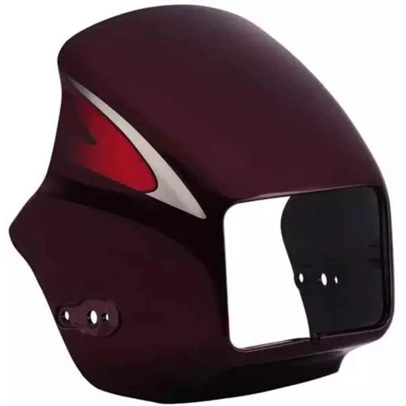 Ultra Headlight Visor for Motocorp Splendor Plus Red Uf104F, ULT-6VUHJW
