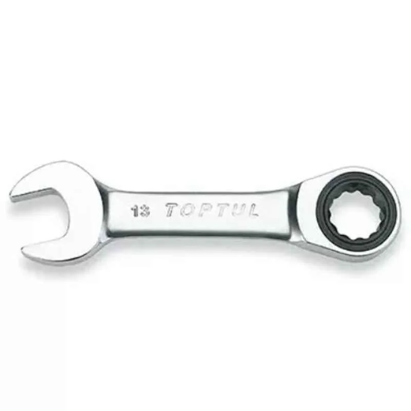 Toptul 15mm Non-Rev Stubby Ratchet Combination Wrench, AOAB1515