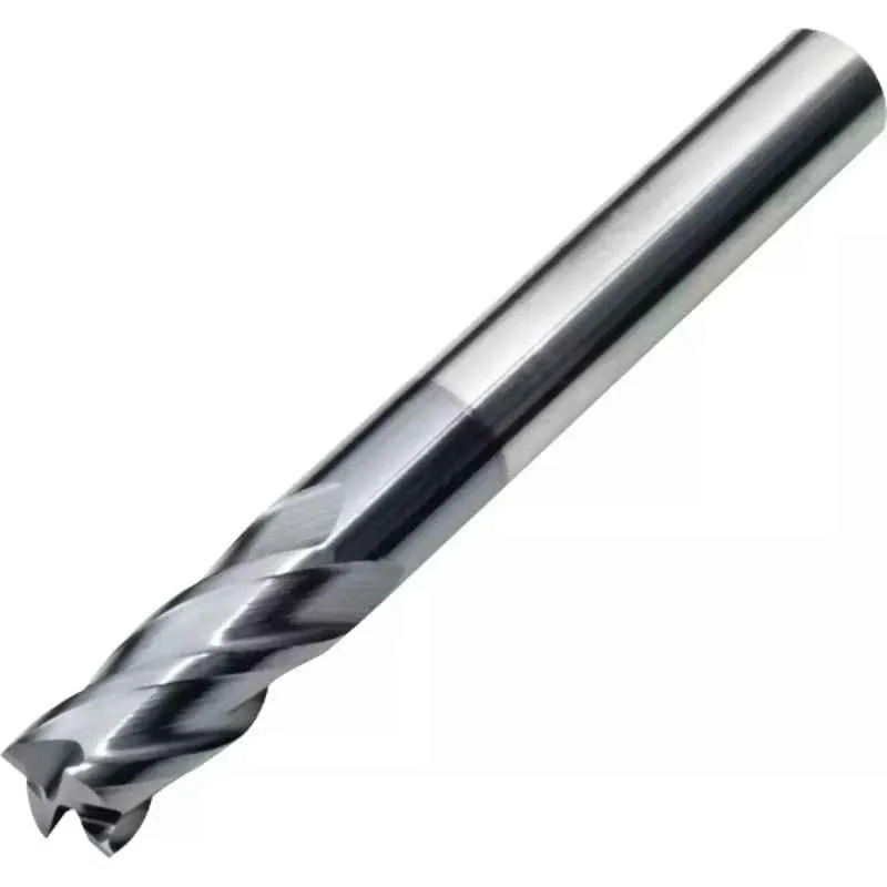 Kennametal 10mm Gomill GP Series 4CH1000MR022A Carbide TiAlN 4 Flute Square End Mill, Overall Length: 72 mm