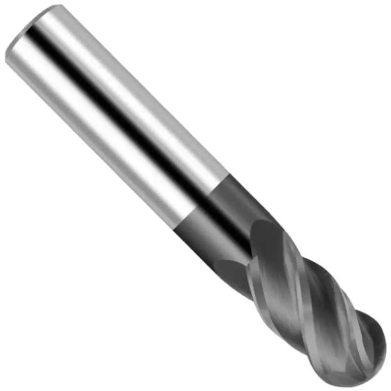 Widia 4 Flute Long Length Solid Carbide Ball Nose End Mill, Cutting Dia: 20 mm